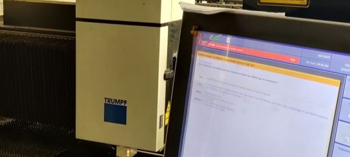 Découpe laser Trumpf Fibre 4KW